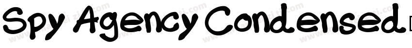 Spy Agency Condensed字体转换